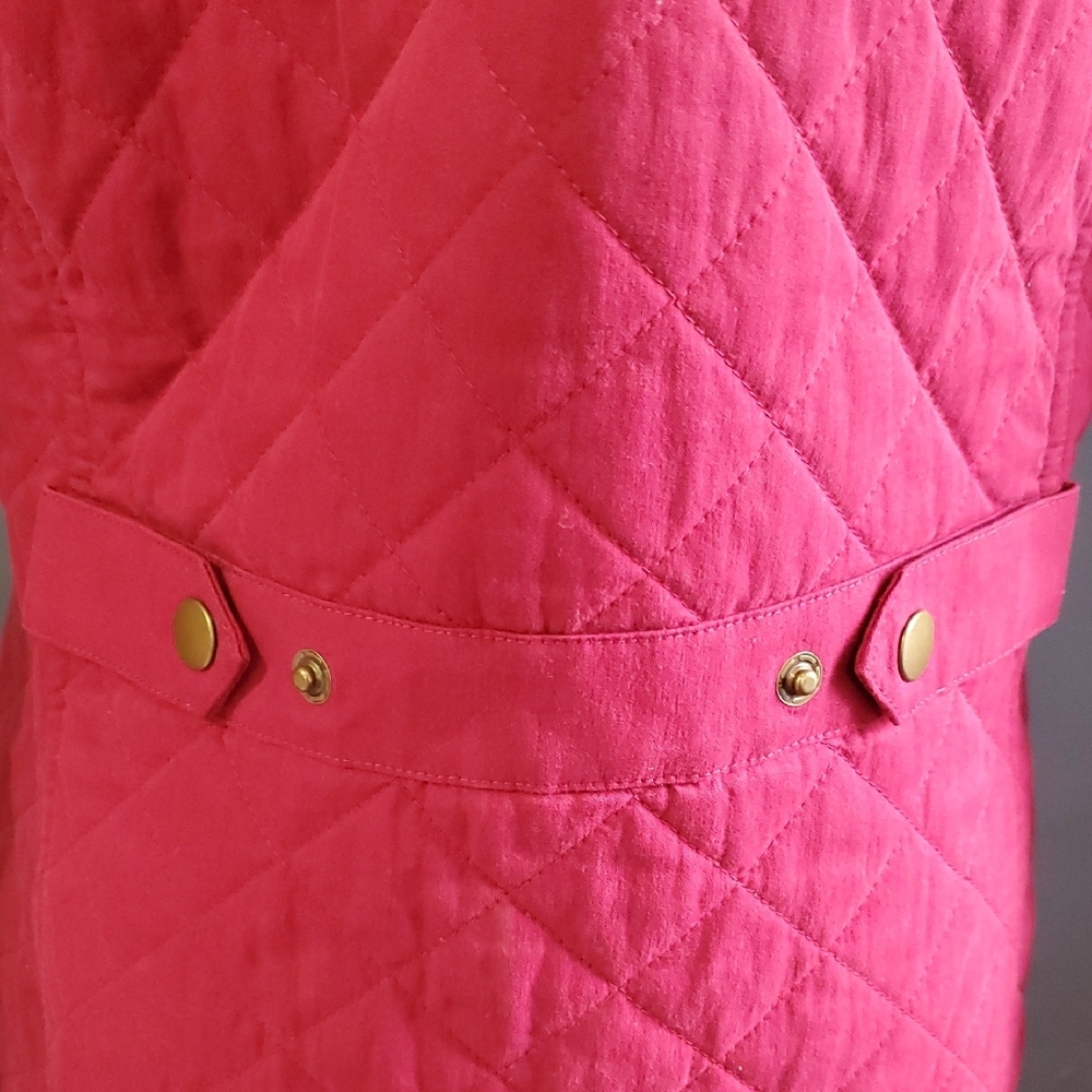 Duluth Trading Co Women's Quilted Utility Barn Jacket - Deep Pink - Picture 9 of 16